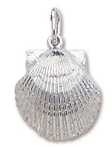 D'Amico Sterling Silver Scallop Charm