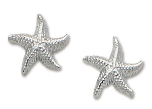 D'Amico Sterling Silver Starfish Post Earring