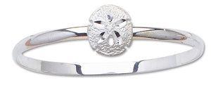 D'Amico Sterling Silver Sand Dollar Bangle