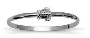 D'Amico Sterling Silver Turtle Bangle