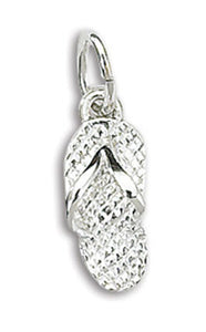 D'Amico Sterling Silver Small Flip Flop Charm