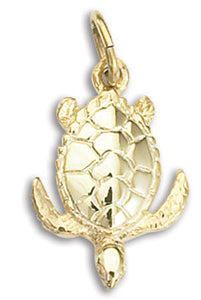 D'Amico 14K Gold Turtle Charm