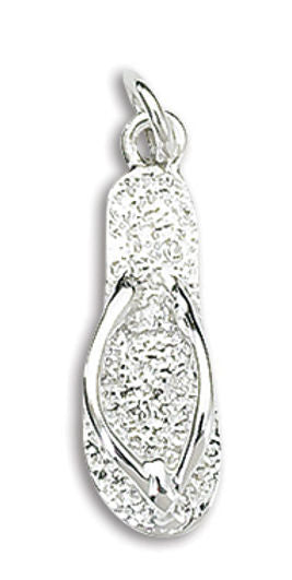 D'Amico Sterling Silver Flip Flop Charm