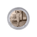 Mariposa Beaded Round Frame