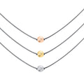 Cape Cod necklace with Gold Swirl Ball