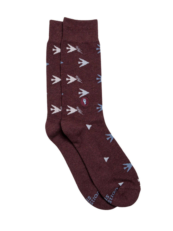 Conscious Step Socks That Fight For Equality (Maroon) M