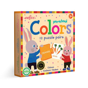 Eeboo Pre-School Colors Puzzle Pairs