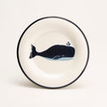 Shard Blue Whale 7.5" Round Plate