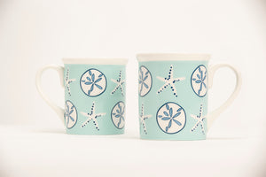 Shard Aqua Shells Mug