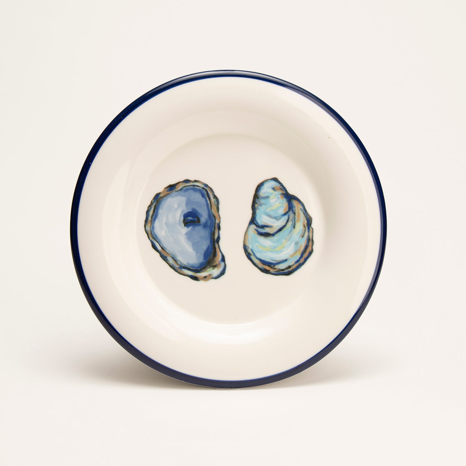 Shard Oyster 7.5" Round Plate