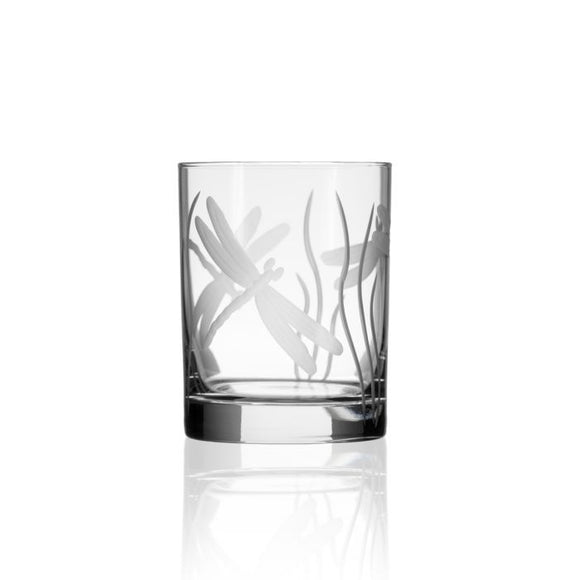 Rolf Dragonfly Double Old Fashioned Glass