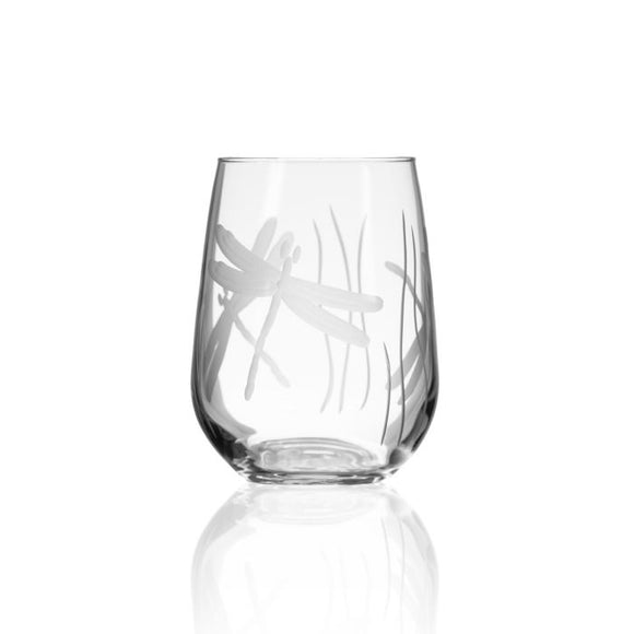 Rolf Dragonfly Stemless Wine Glass