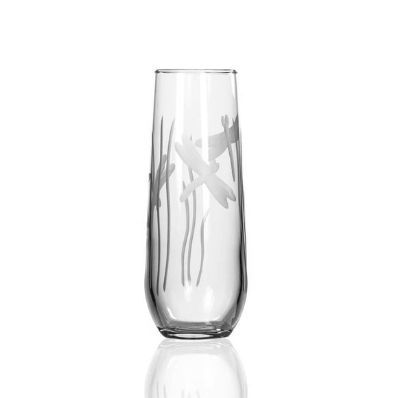 Rolf Dragonfly Stemless Champagne Flute (8.5oz)