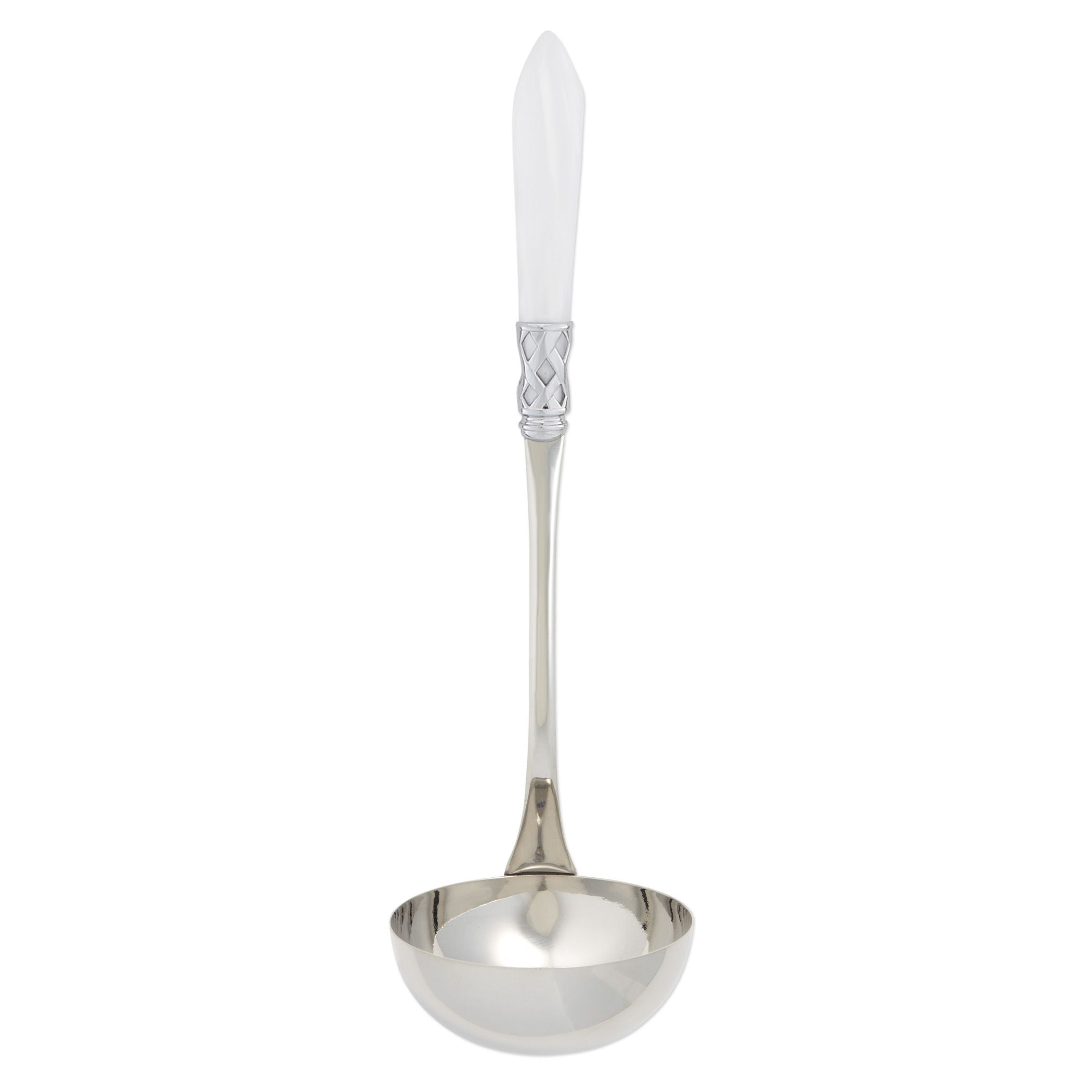 Vietri Aladdin Brilliant White Soup Ladle