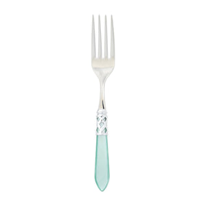 Vietri Aladdin Brilliant Aqua Serving Fork