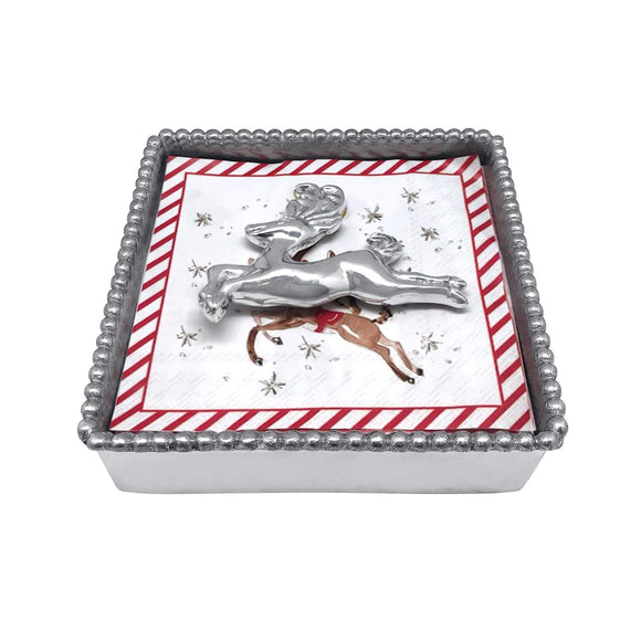 Mariposa Reindeer Napkin Box