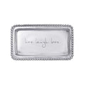 Mariposa "Live Laugh Love" Beaded Statement Tray