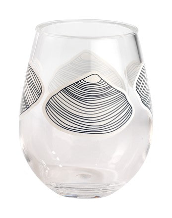 Merritt Clamshell Stemless Glass