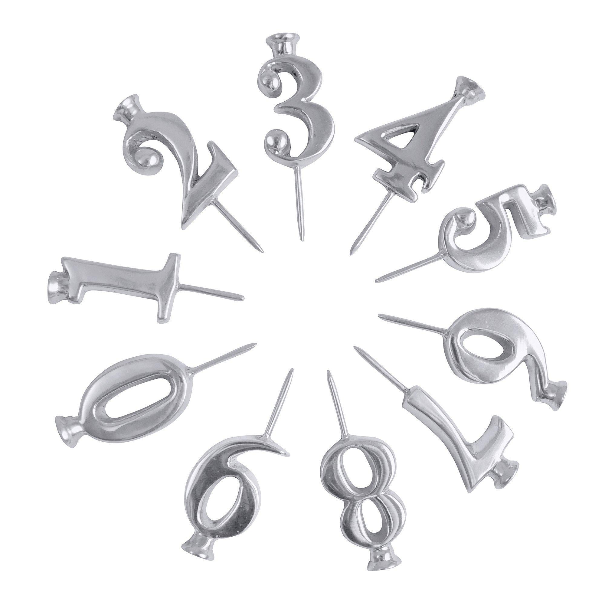 Mariposa Number Candle Holder Set