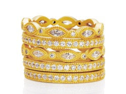 Freida Rothman Eternity 5-Stack ring final sale