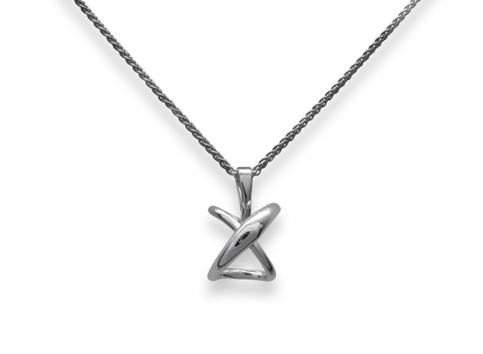 Ed Levin Small Sterling Silver Secret Heart Pendant
