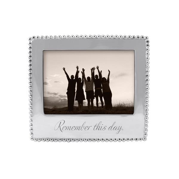 Mariposa "Remember this Day" Beaded 5x7 Frame