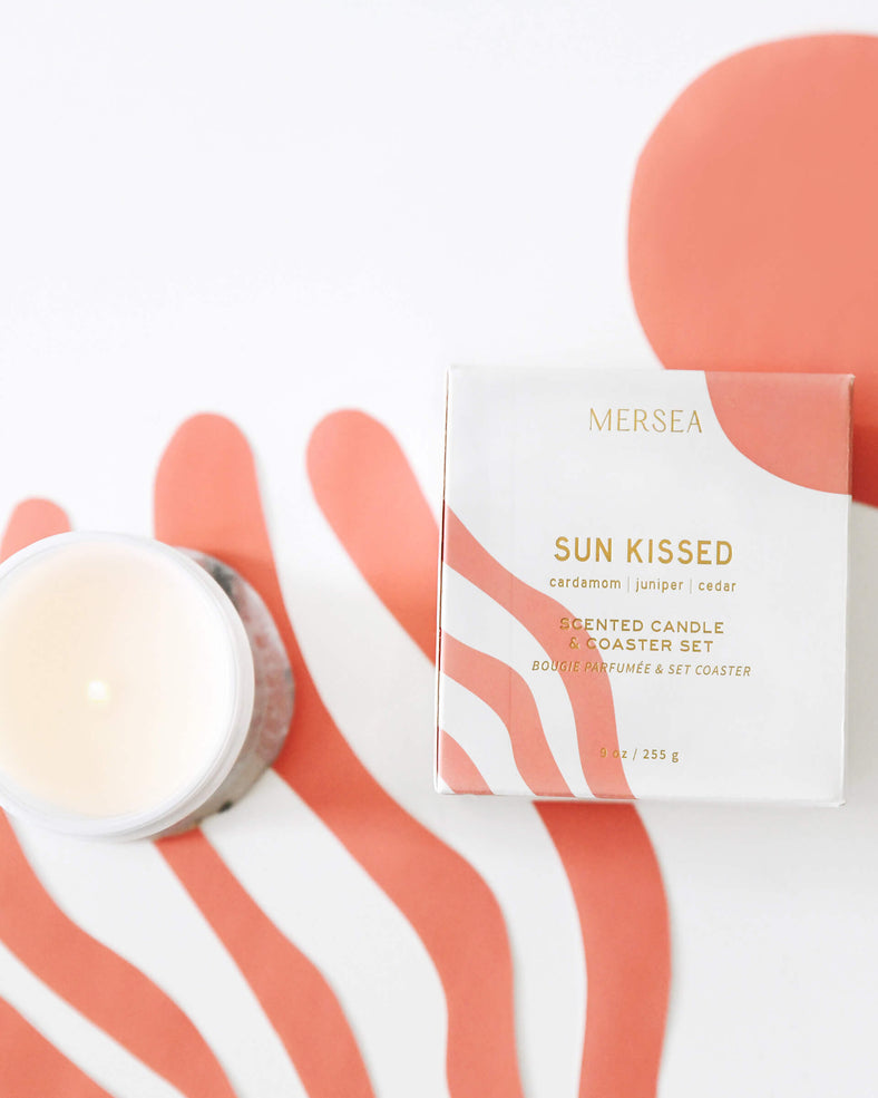 Mer Sea Coaster Candle
