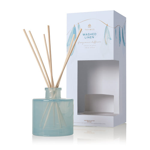 Thymes Washed Linen Petite Diffuser